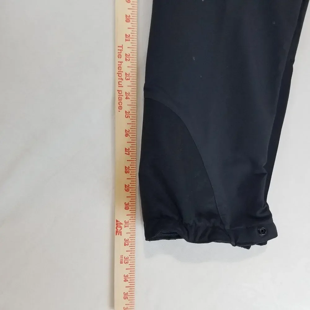 Patagonia Snow Pants Mens 34x32 Black Softshell Stretch Hiking Ski Zip Pockets